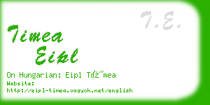 timea eipl business card
